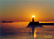Sunset on Great Lakes